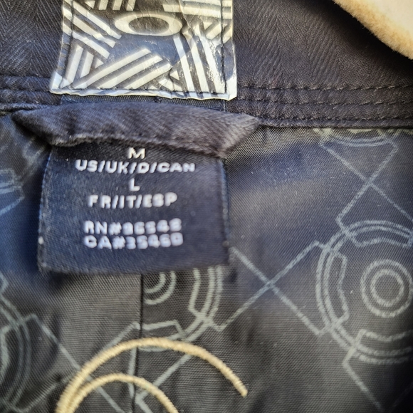 OAKLEY Black Military Cotton Canvas Cargo Jacket M VINTAGE 08 Utility Industrial - Picture 6 of 14